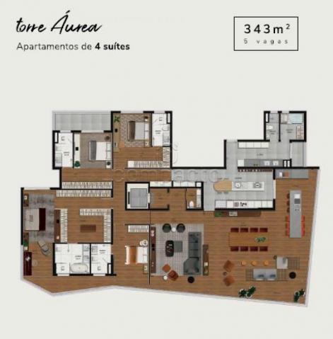 Apartamento à venda com 4 dormitórios em Iguatemi, Sao jose do rio preto cod:V10705 - Foto 18