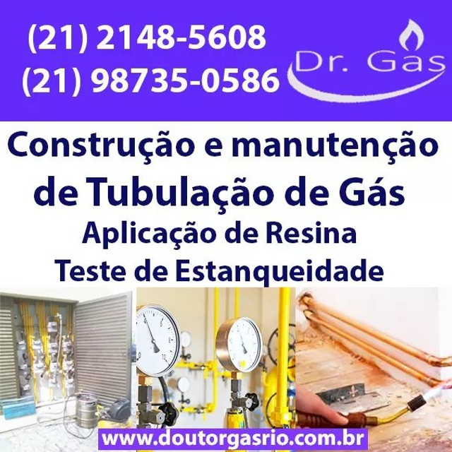 Teste de estanqueidade em tubulação de gás