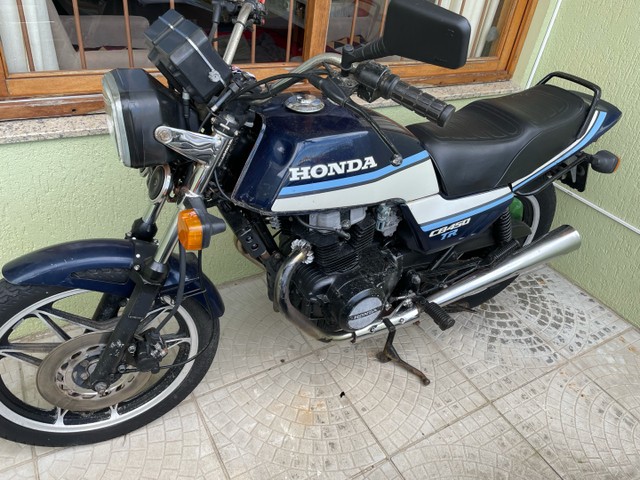 HONDA CB450 AZUL 1986 COM 35.000KM