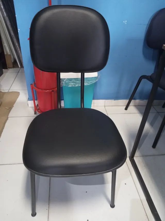 Cadeira fixa escritório secretaria  - Foto 6