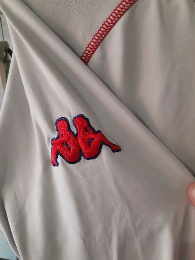 CAMISA SELECAO ESLOVENIA KAPPA EURO 2000 BELGICA HOLANDA MADE IN ITALY FRETE GRATIS - Foto 4