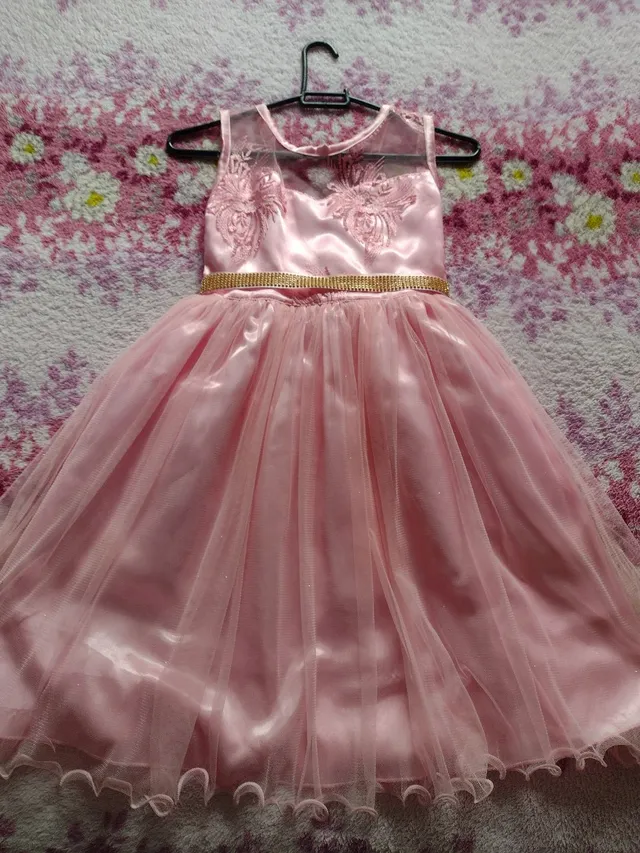 Tam 6 Vestido de Festa Barbie, Roupa Infantil para Menina Lig Lig Nunca  Usado 87841294