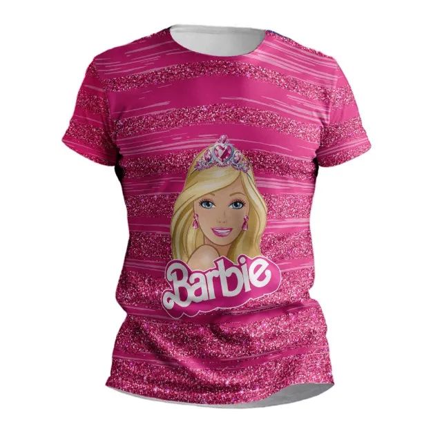 Camiseta Infantil ou Adulta Personalizada Barbie 2