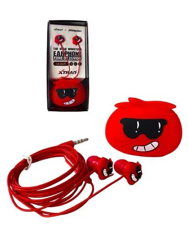 Fone de Ouvido Monsters Com Fio - Foto 6