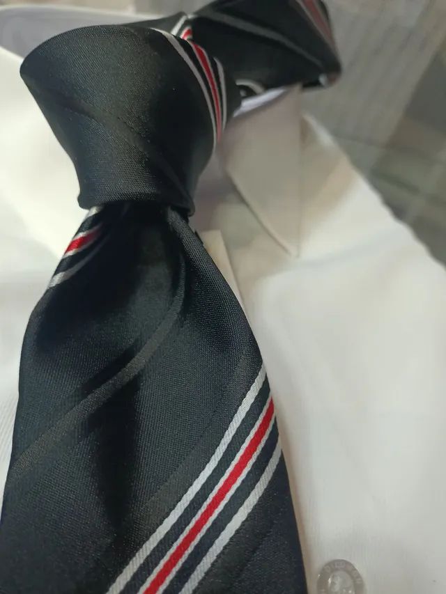 Gravata listrada semi slim nova coleção contato só pelo whatsapp leia o anúncio  - Foto 4