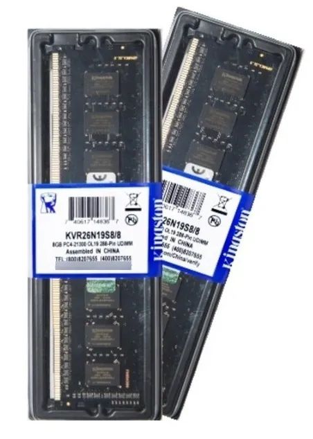 Memória 8gb Ddr4 2666 Mhz Kingston Desktop