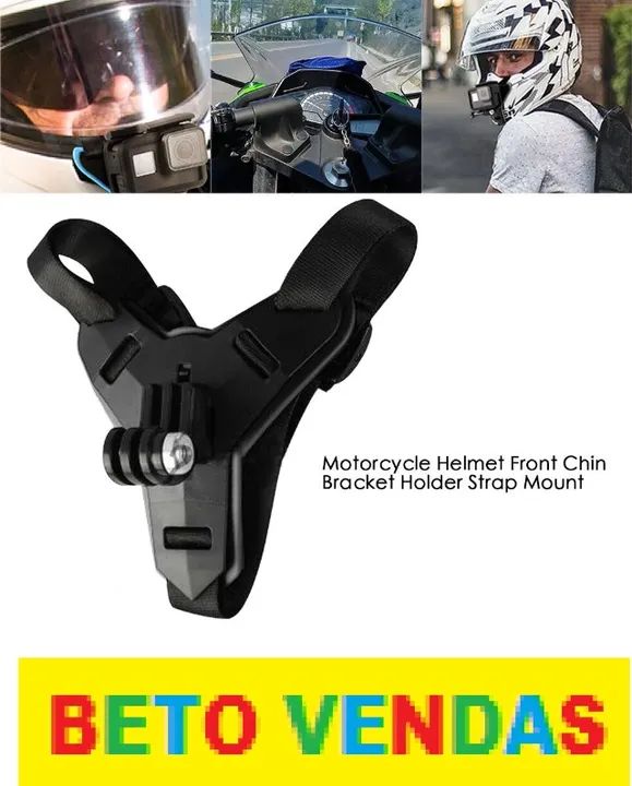 Cinta De Queixo Para Cameras Gopro E Similares - Foto 3