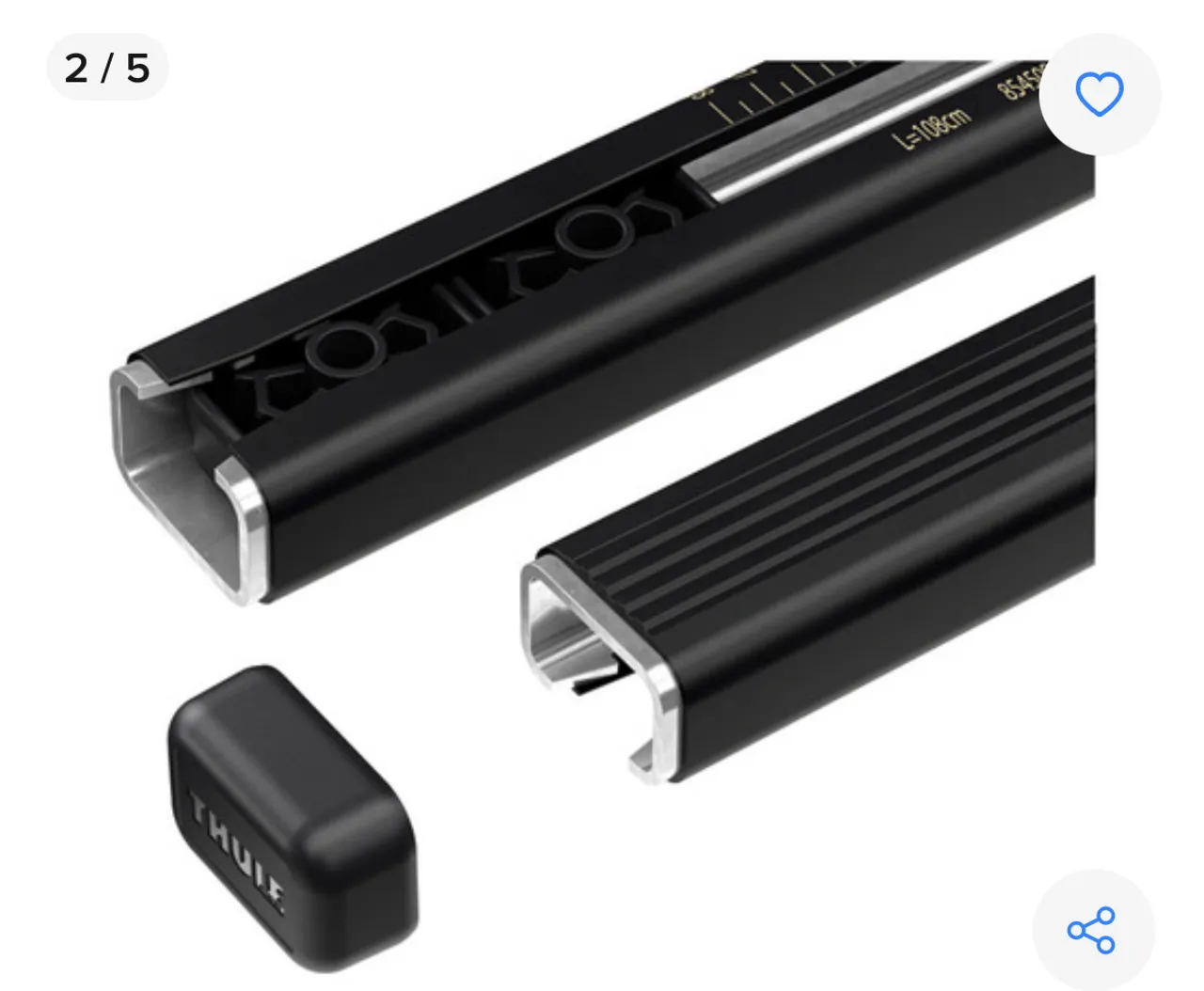 Rack de teto Thule 