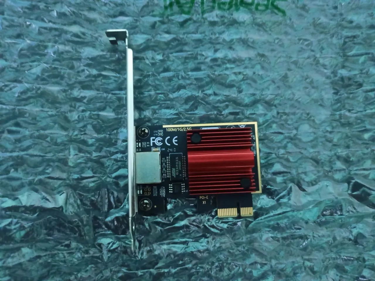 Placa de Rede Gigabit PCI-E 100M/1G/2.5G - Nova