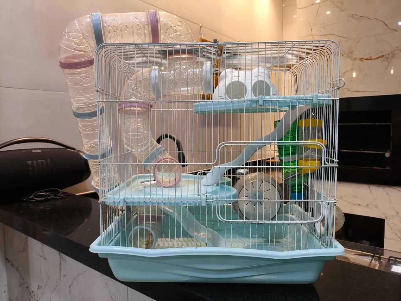 Gaiola safari para Hamster com Acessórios