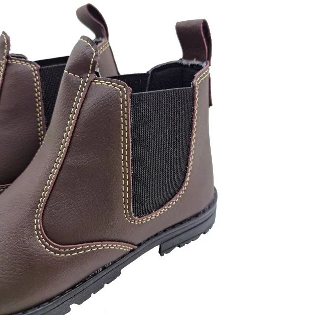 Bota Infantil Masculina Botina Texana Country Jeca Montaria Café - Foto 3