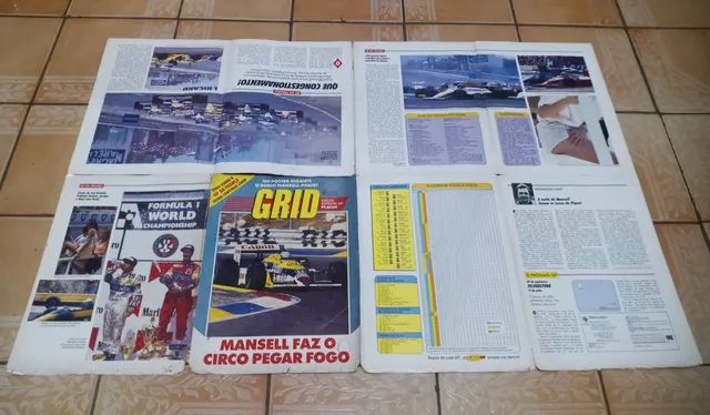 Combo C/ 03 Pôsteres Brasil Tetra, Senna + Mansell e Piquet - VENDO O LOTE OU UNIDADE  - Foto 5