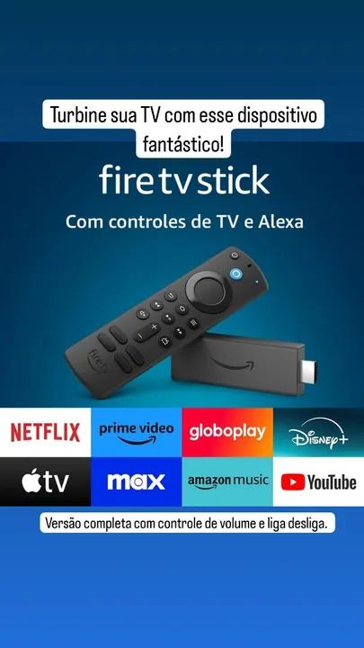 Fire TV Stick - Receba Hoje - Foto 3