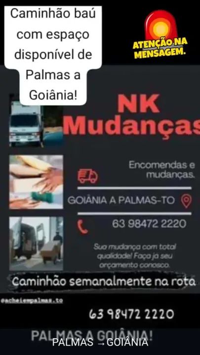 Mudanças e Frete/Palmas a Goiânia  - Foto 4
