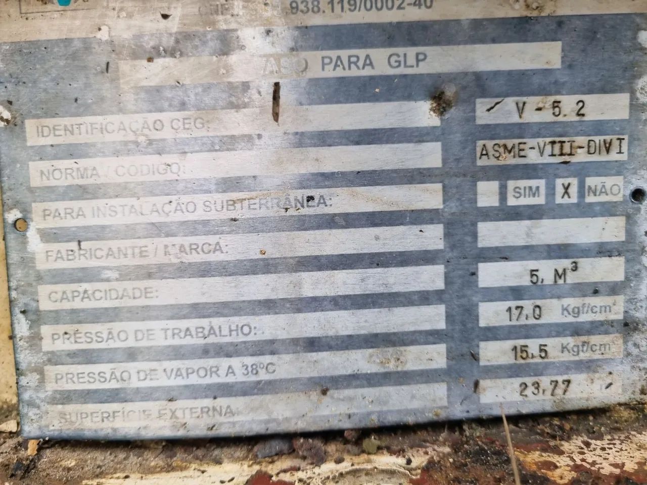Tanque de Gás  GLP 5M CUBICOS - Foto 2