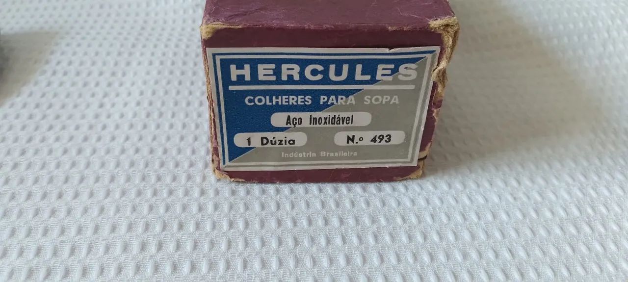 Colheres para sopa Hércules inox kit com 12, originais, na caixa - Foto 5