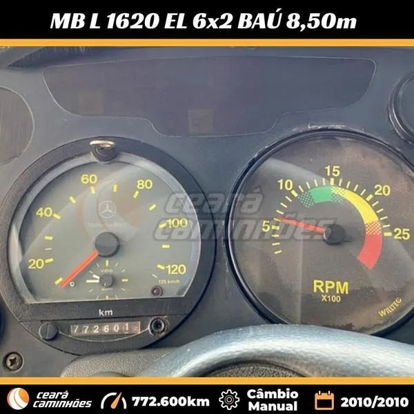 MB L 1620 6x2 2010/2010 Baú 8,50m - Foto 13