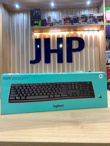 Teclado Sem Fio Logitech K270 - Loja Física 
