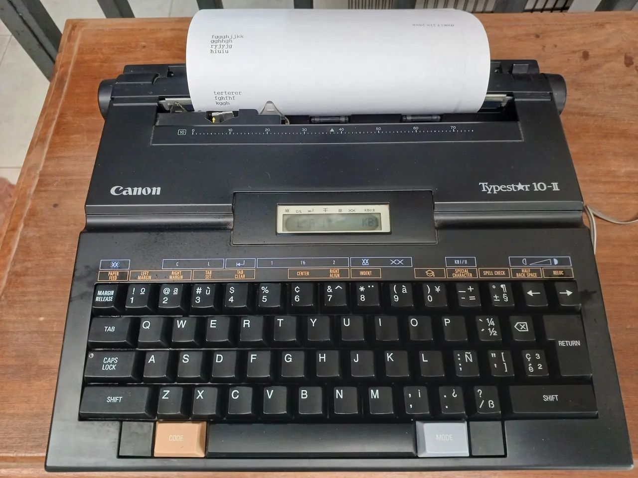 Maquina de escrever eletrônica Canon