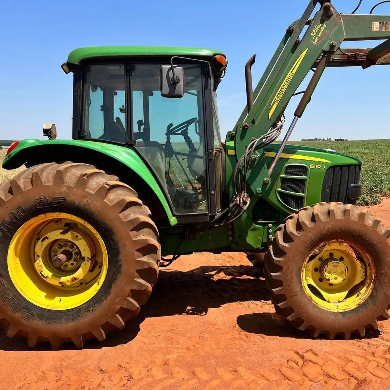 Trator John Deere 6110 J, bem conservado - Foto 3