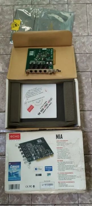 PLACA AUDIO MIA . USA. IMPORTADA ESLOTE PCI COMPUTADOR MESA - Foto 2