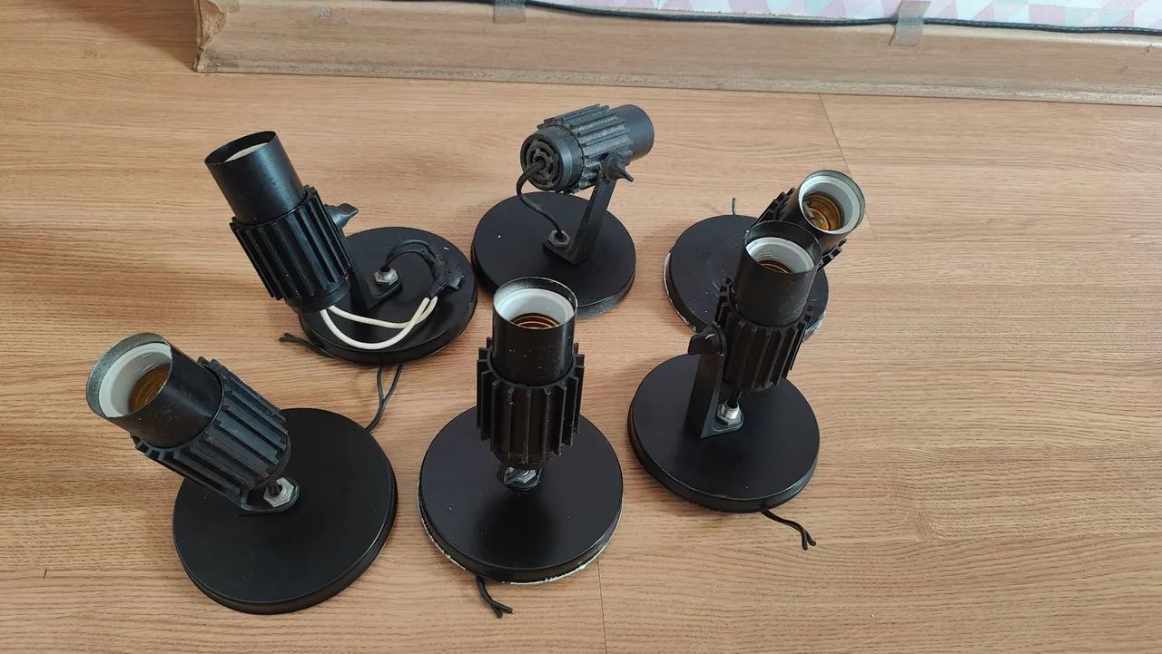 Lâmpadas de teto antigas