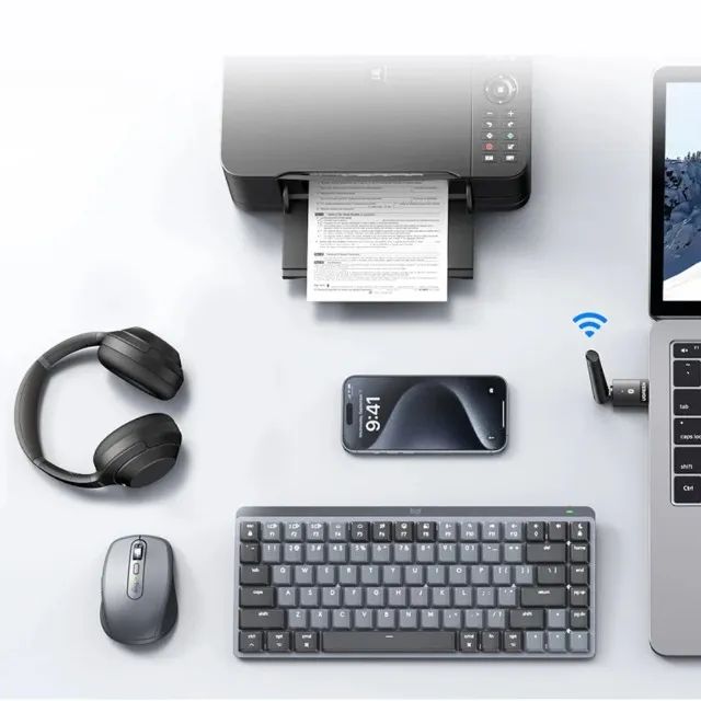 Adaptador Ugreen com antena - V5.4 - 120mts de alcance, Simplesmente o Melhor! - Foto 3