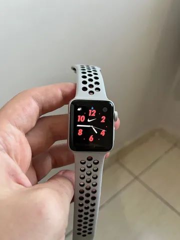 Nike apple watch series sales 3 white