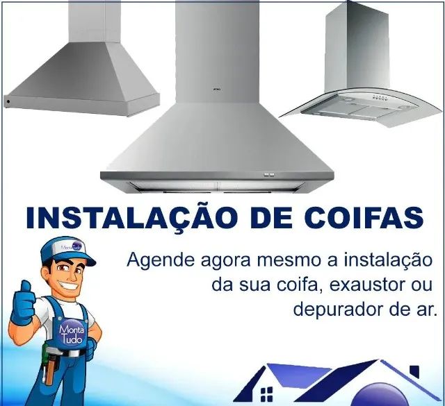 Instalação e manutenção de coifas