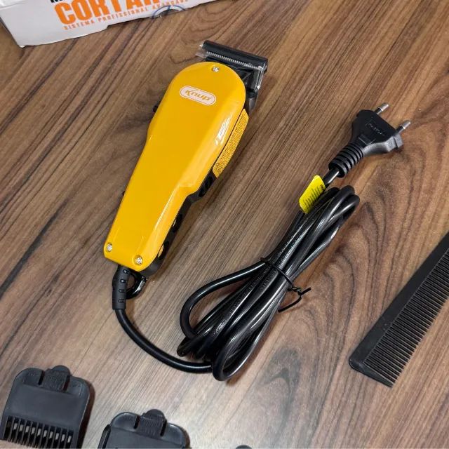 Máquina de Cortar Cabelo Profissional Knup QR-8918 Potência e Precisão para Todos Cortes - Foto 4