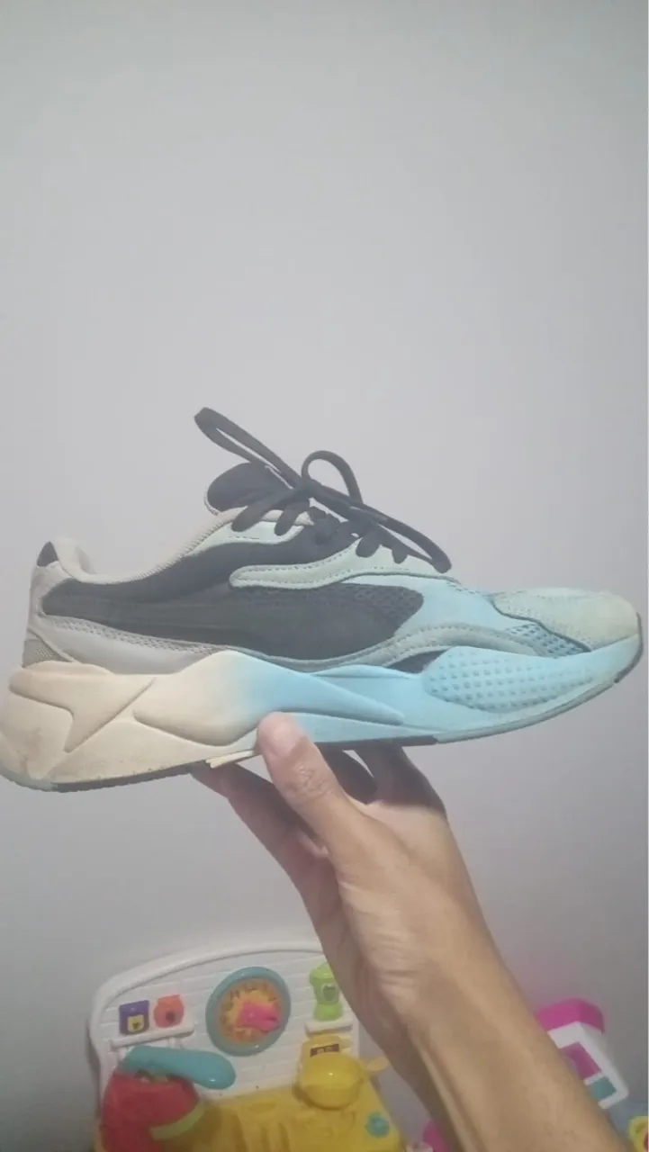 Tênis Puma RS-X - Azul e Cinza