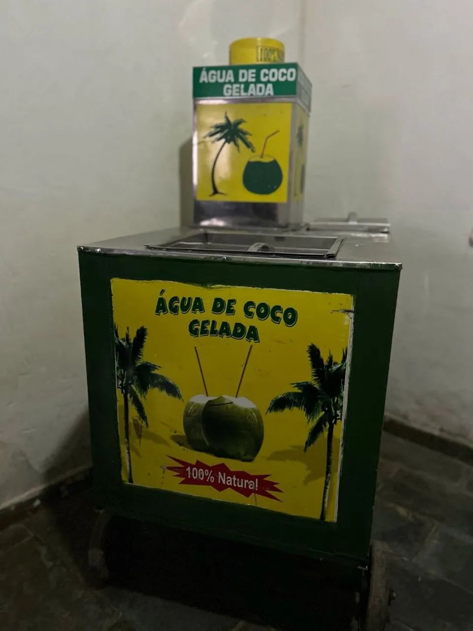 Carrinho de Água de Coco Gelada - 100% Natural - Foto 3