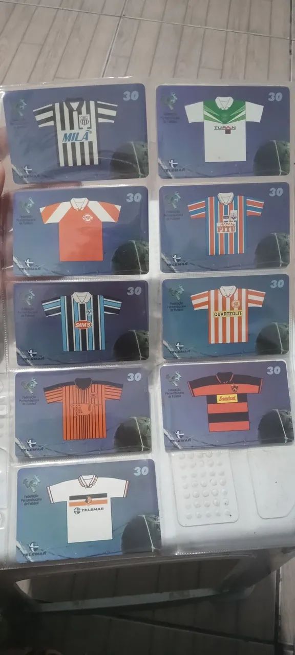 Cartões telefônicos Campeonato de Pernambuco 