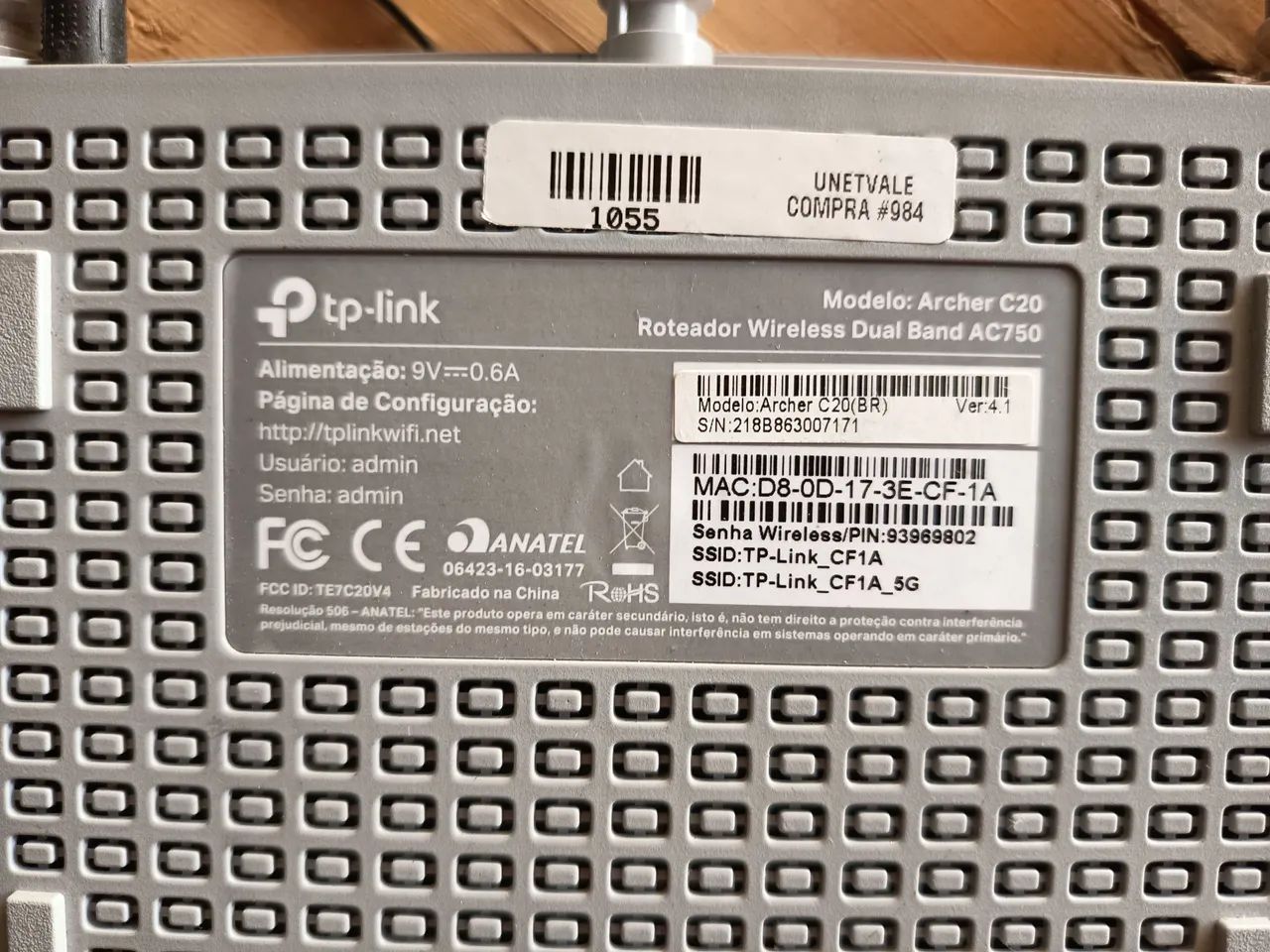 Roteador Wi-Fi Tp-Link Archer C20  - Foto 3