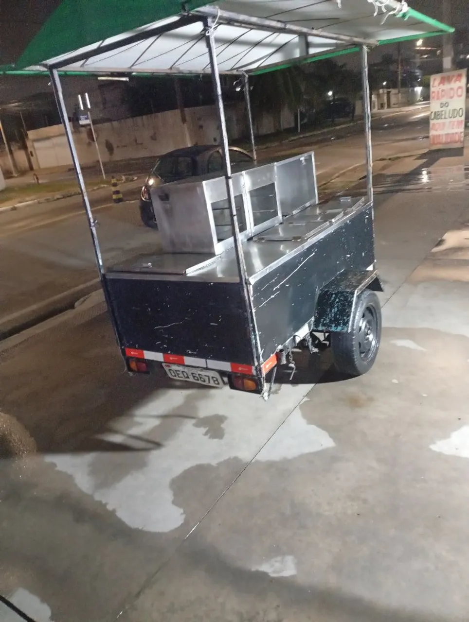 Trailer para comércio ambulante