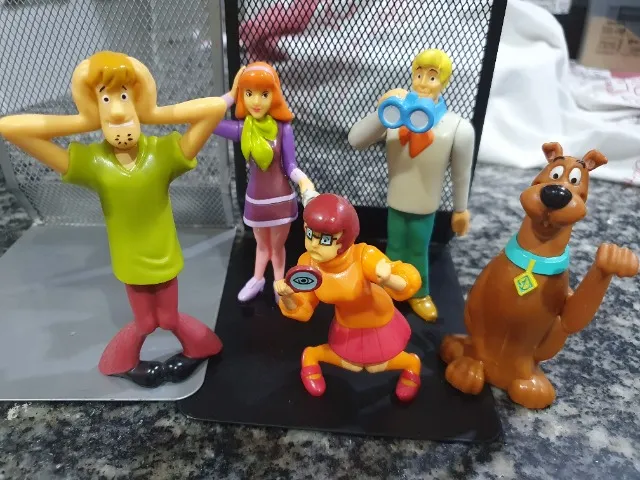 Coleção de Miniaturas da Turma do Scooby Doo Hanna Barbera com 5 personagens