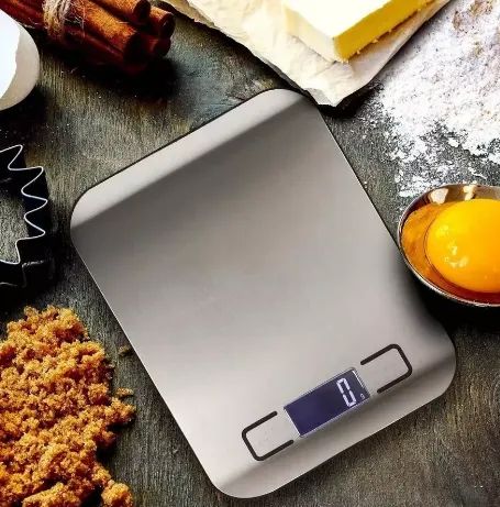 Balança Digital de Cozinha Inox alta precisão com Visor digital de ate 10Kg z1321 - Foto 2