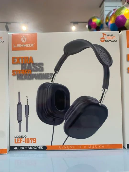 Fone de Ouvido Lehmox Extra Bass Lef-1079