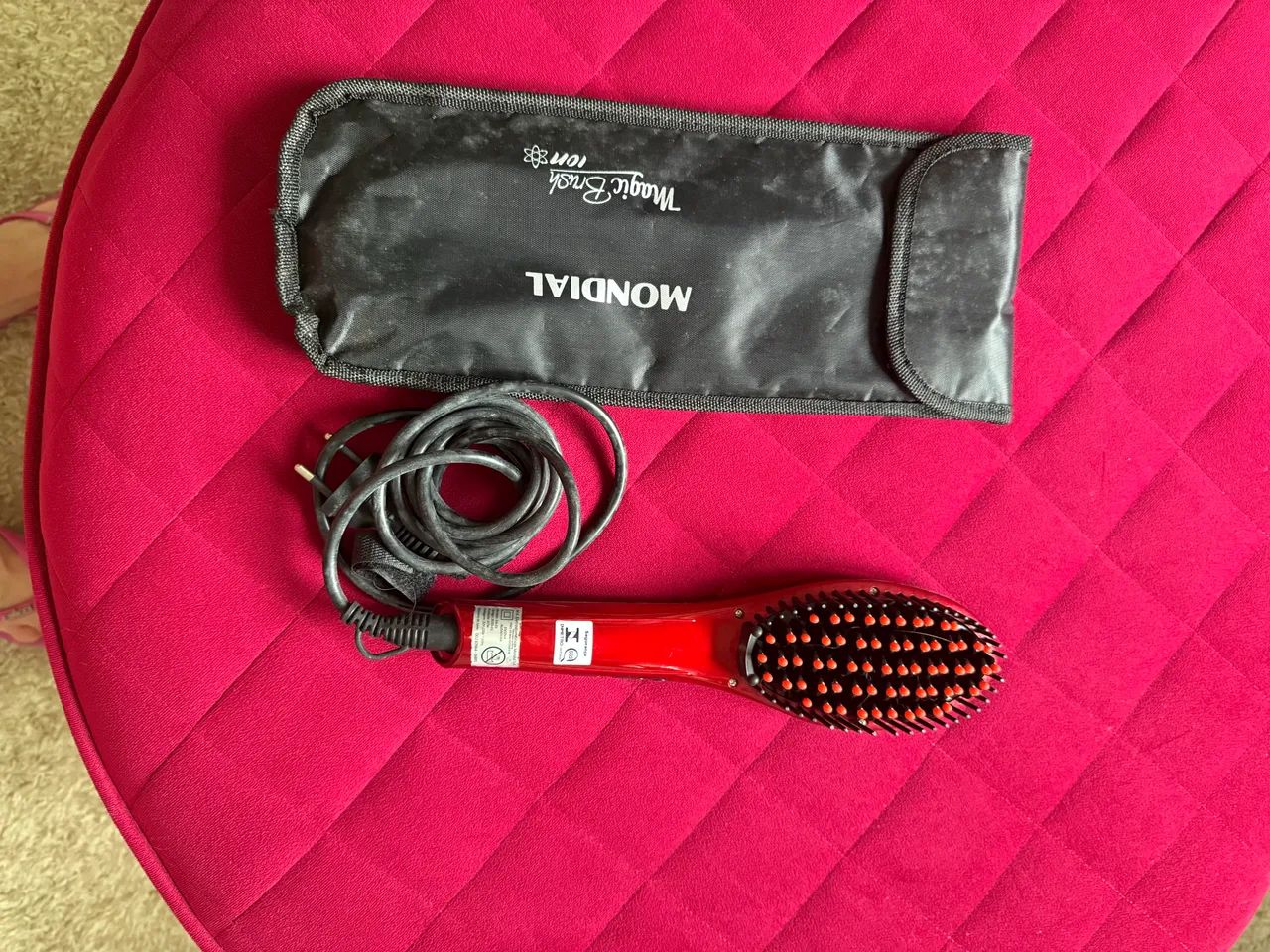 Escova para alisar o cabelo 