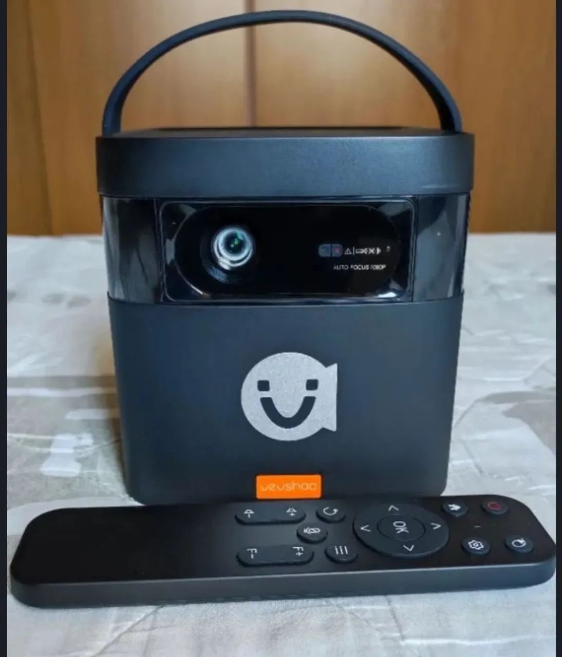 Projetor Lacrado Vevshao v50 Full Hd Nativo Lente DLP Portátil Bateria Interna 3D - Foto 3