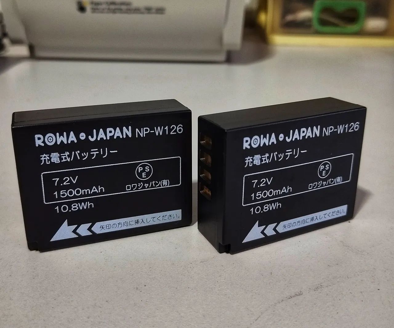 Bateria Np-w126 para câmera Fuji - 2 baterias  - Foto 2