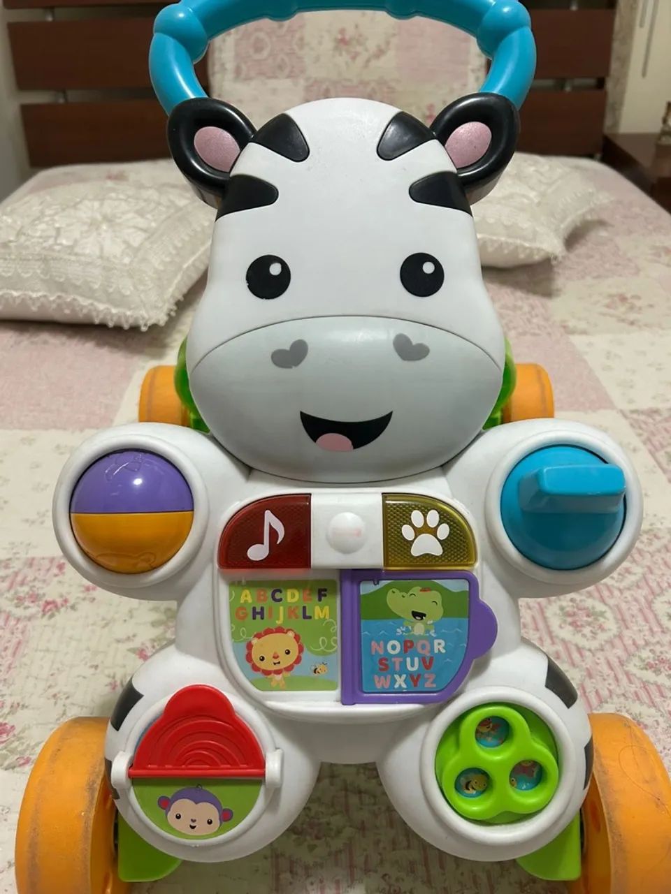 Andador de Bebê Zebra com Brinquedos - Foto 2