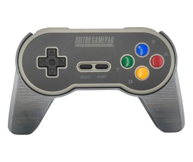 Grip ergonômico compatível com Super Nintendo, Super Famicom e 8BitDo SN30 - Foto 4