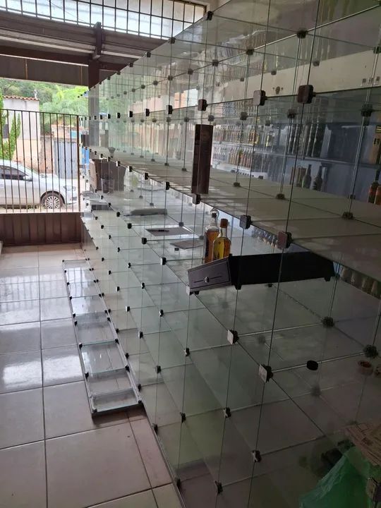 Conjunto de prateleiras de vidro modular para loja - Foto 2