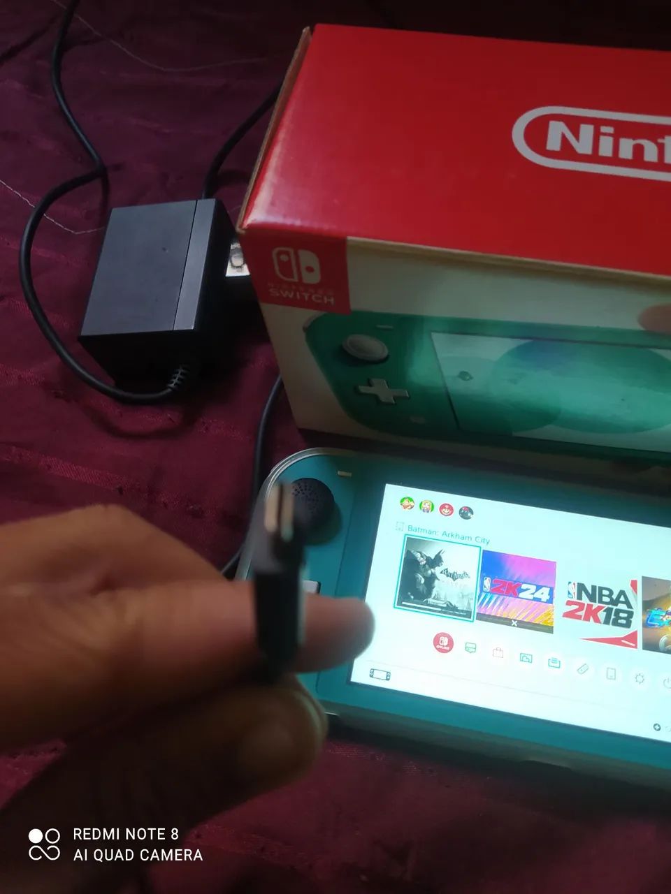 Nintendo Switch Lite - Turquesa - Novo - Foto 5