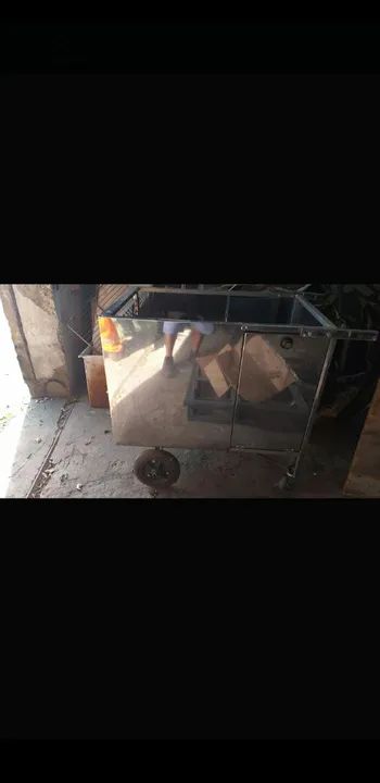 Carrinho para lanche em inox - Foto 5