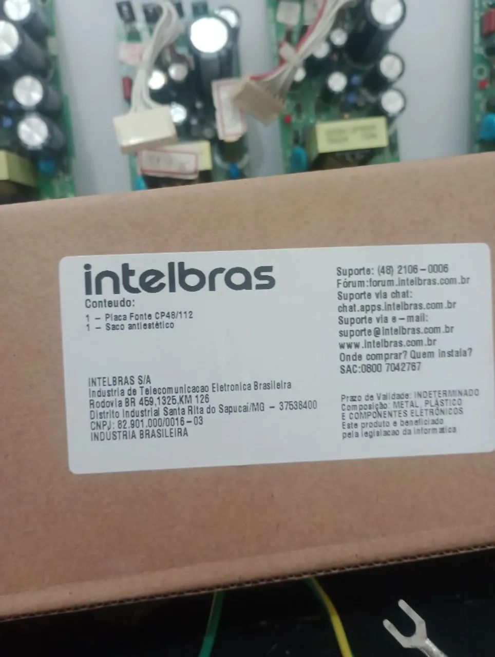 Kit 4 Fonte central Intelbras cp48/112 obs com defeito  - Foto 5