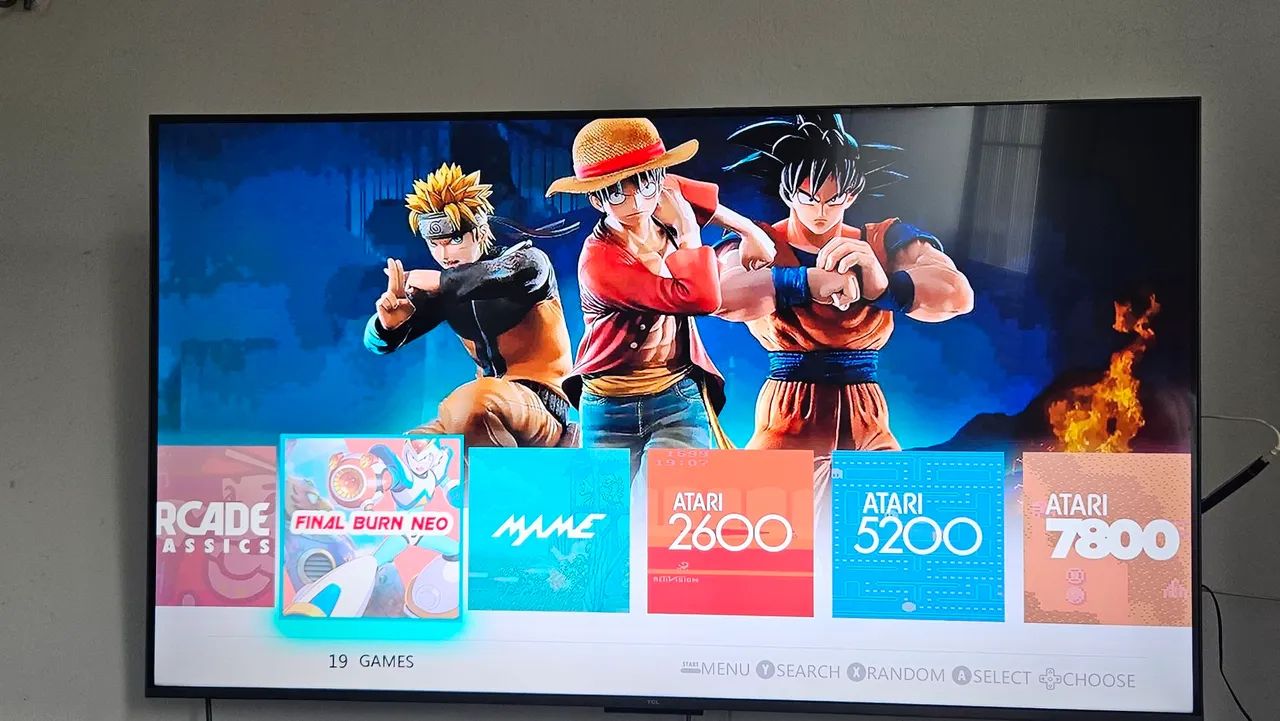 Vídeo Game 4k com 30 emuladores milhares de jogos - Foto 2