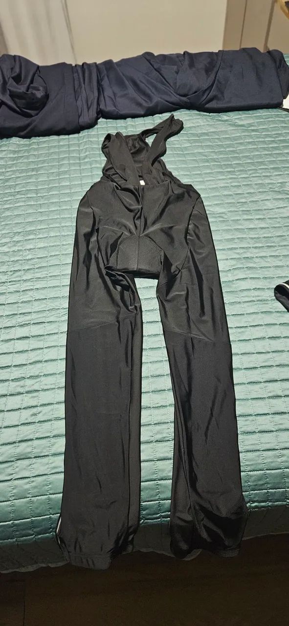 Calça de ciclismo com suspensório(3XL)