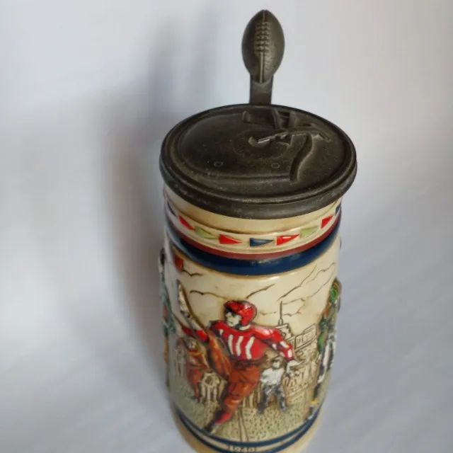 Antiguidade Tankard/caneca P/ Colecionadores Magal/ceramarte (Usado)